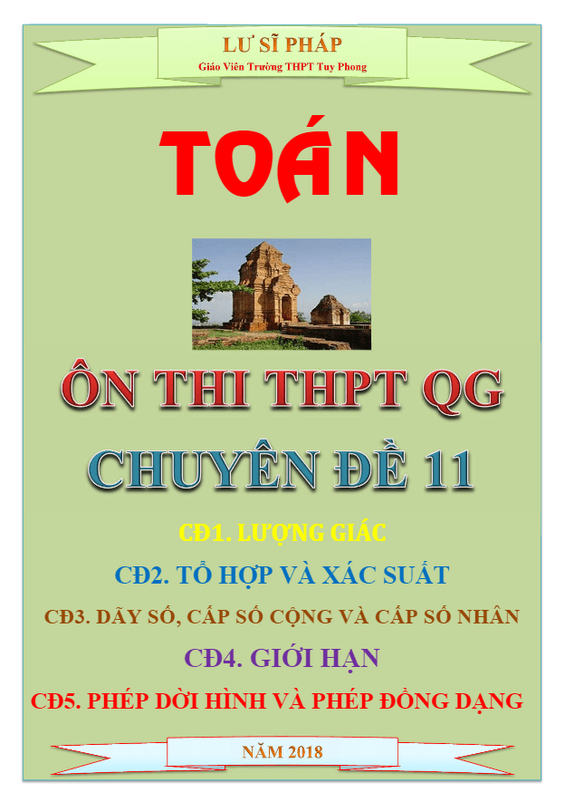 Chuyên đề Toán 11 ôn thi THPT Quốc gia – Lư Sĩ Pháp