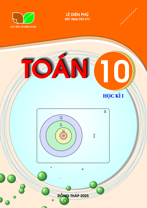 Chuyên đề môn Toán 10 học kì 1 – Lê Diên Phú