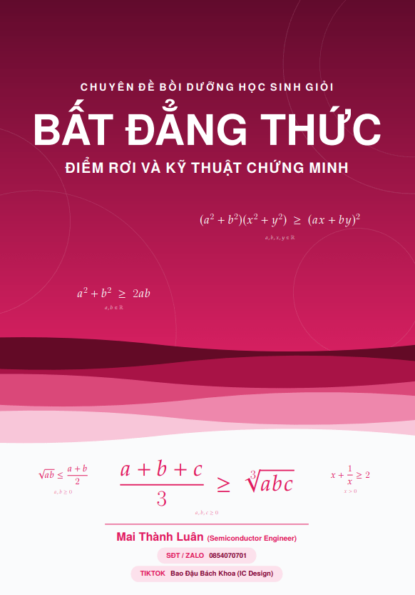 Chuyên đề bồi dưỡng học sinh giỏi: Bất đẳng thức – Điểm rơi và kỹ thuật chứng minh