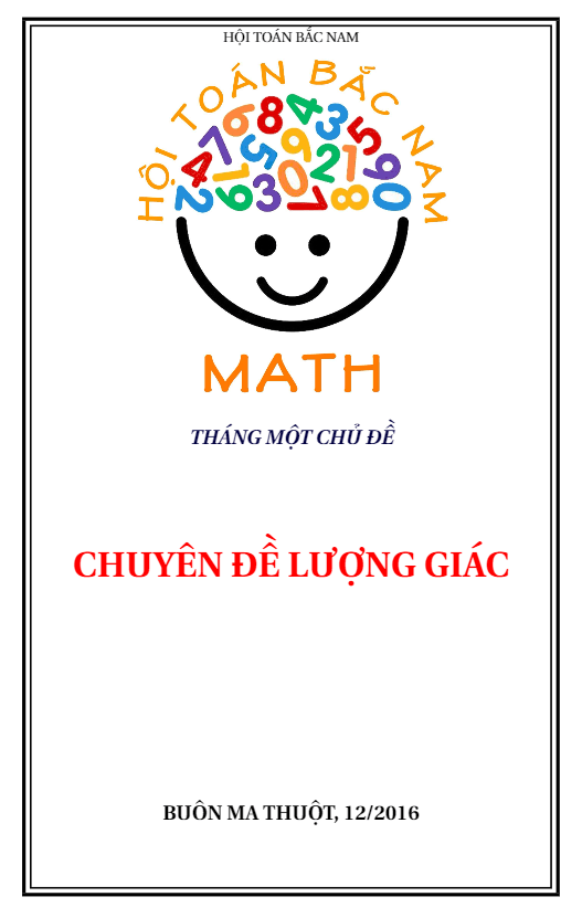 Chuyên đề Lượng giác – Phạm Thu Hiền