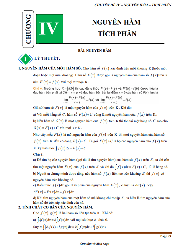 Toán thực tế nguyên hàm và tích phân Toán 12