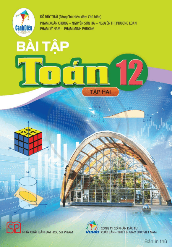 Sách bài tập Toán 12 (tập 2) (Cánh Diều)