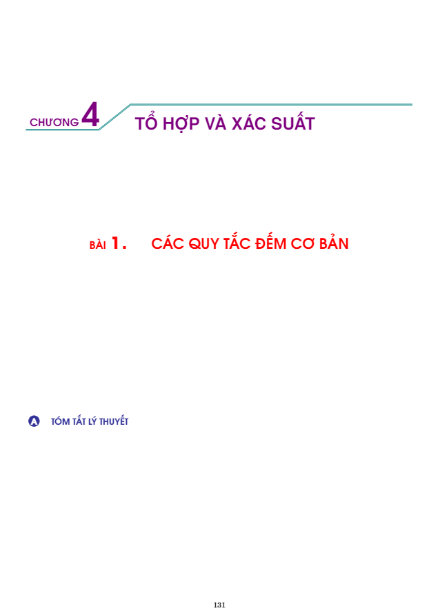 Hướng dẫn giải các dạng toán tổ hợp và xác suất